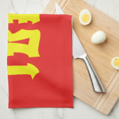 Chok Dee ~ Good Luck in het Thaise Taalscript Theedoek (Quarter Fold)