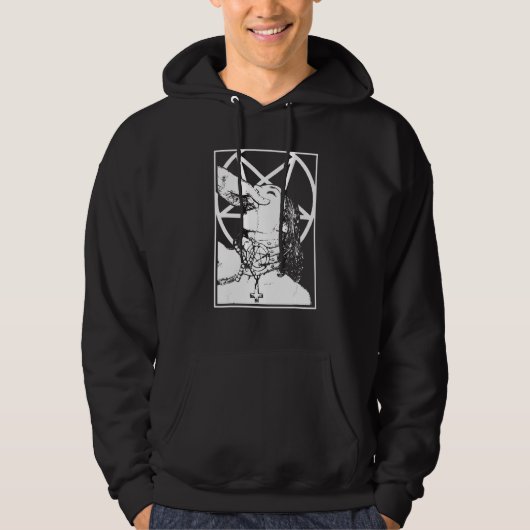 Choke Me Satan Hoodie (Voorkant)
