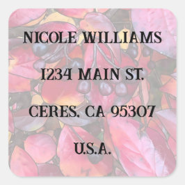 Chokecherries Adreslabel - Envelope Stickers