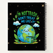 Choked by Progress – Climate Awareness Notebook Notitieboek (Achterkant)