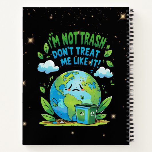 Choked by Progress – Climate Awareness Notebook Notitieboek (Achterkant)