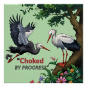 Choked by Progress Perfect Poster (Voorkant)