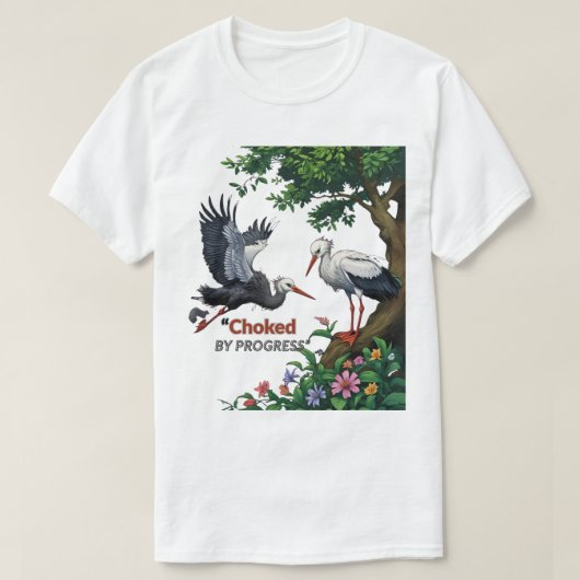 Choked by Progress T-shirt (Design voorkant)