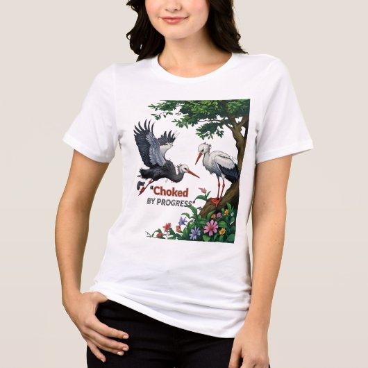 Choked by Progress Tri-Blend Shirt (Voorkant)