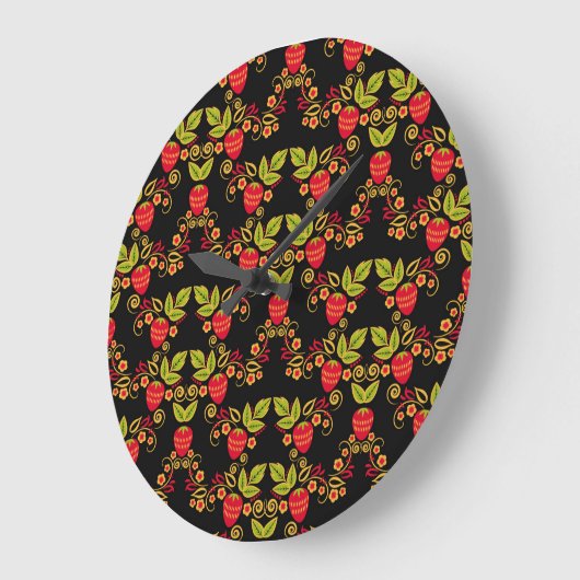 Chokhloma Russische bessen: traditionele stijl Grote Klok (Hoek)