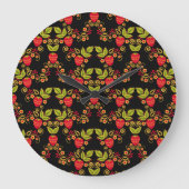 Chokhloma Russische bessen: traditionele stijl Grote Klok (Voorkant)