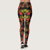 Chokhloma Russische bessen: traditionele stijl Leggings (Achterkant)