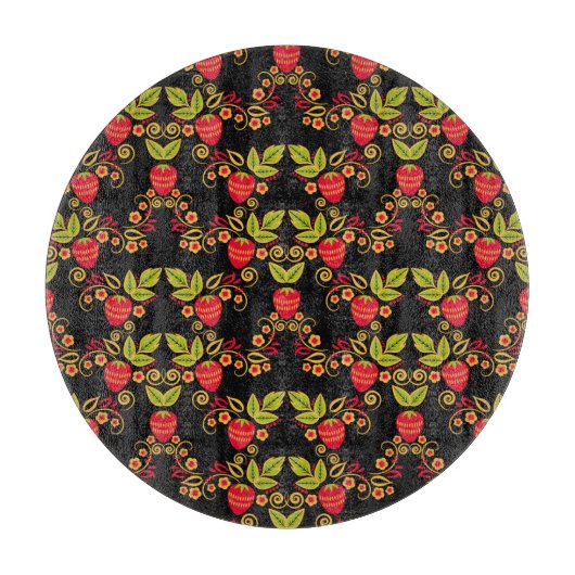 Chokhloma Russische bessen: traditionele stijl Snijplank (Voorkant)