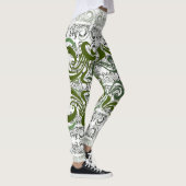 Chokhloma zeewierpatroon leggings (Rechts)