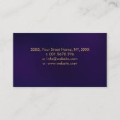 Choku Rei Lotus gouden tekening Visitekaartje (Achterkant)