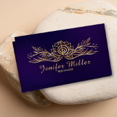 Choku Rei Lotus gouden tekening Visitekaartje