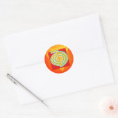 CHOKURAY : CHO KU RAY Reiki Heling Symbool Ronde Sticker (Envelop)