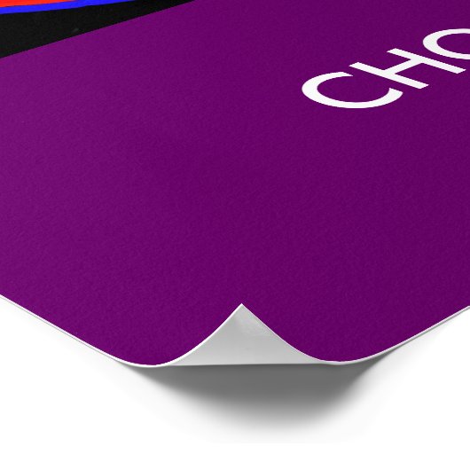 CHOKURAY Gold - basissymbool Reiki Poster (Hoek)