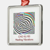 Chokuray Reiki - CHO KU REI Metalen Ornament (Links)