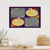 Chokuray — Reiki — Healing Symbol Poster (Keuken)