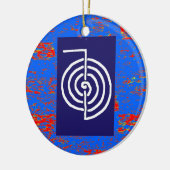 CHOKUREI Reiki Basic Healing Symbol SJABLOON gift Keramisch Ornament (Links)