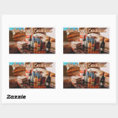 Chol Hamoed Pesach. Casablanca Marokko Rechthoekige Sticker (Vel)