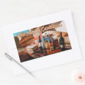 Chol Hamoed Pesach. Casablanca Marokko Rechthoekige Sticker (Envelop)