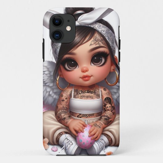 Chola baby angel telefoonhoesjes Case-Mate iPhone case (Achterkant)