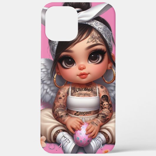 Chola baby angel telefoonhoesjes Case-Mate iPhone case (Achterkant)
