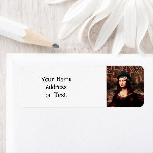 Chola Latina Mona Lisa Etiket (Insitu)