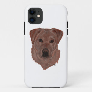 Cholcolate Brown Labrador Retriever iPhone 11 Hoesje