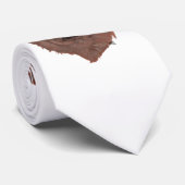 Cholcolate Brown Labrador Retriever Stropdas (Opgerold)