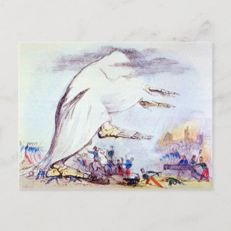 Cholera Tramples the victors & the vanququed card Briefkaart