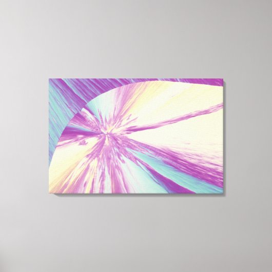 Cholesterol kristal canvas afdruk (Voorkant)