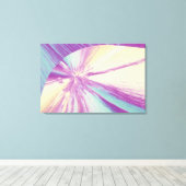 Cholesterol kristal canvas afdruk (Insitu (Houten vloer))