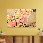 Cholesterolkristallen 2 canvas afdruk (Insitu (Woonkamer))