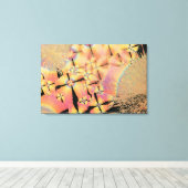 Cholesterolkristallen 2 canvas afdruk (Insitu (Houten vloer))