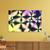 Cholesterolkristallen Canvas Afdruk (Insitu (Woonkamer))