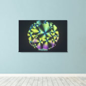 Cholesterolkristallen Canvas Afdruk (Insitu (Houten vloer))