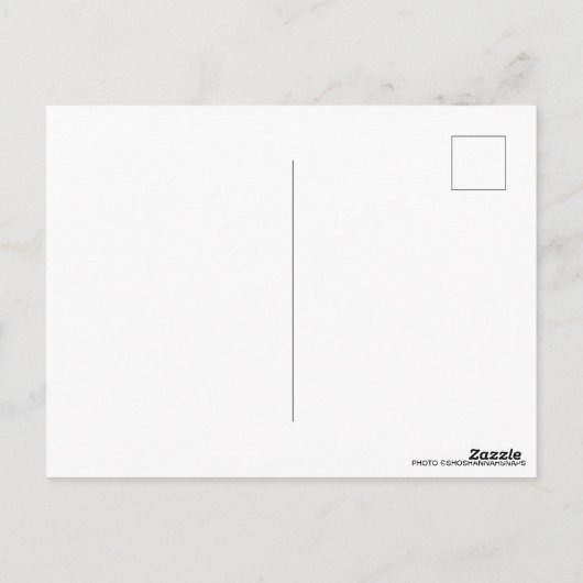 Cholla Cactus Briefkaart (Achterkant)