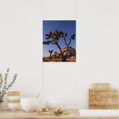 Cholla cactus en Pet Rock, Joshua Tree Poster (Keuken)