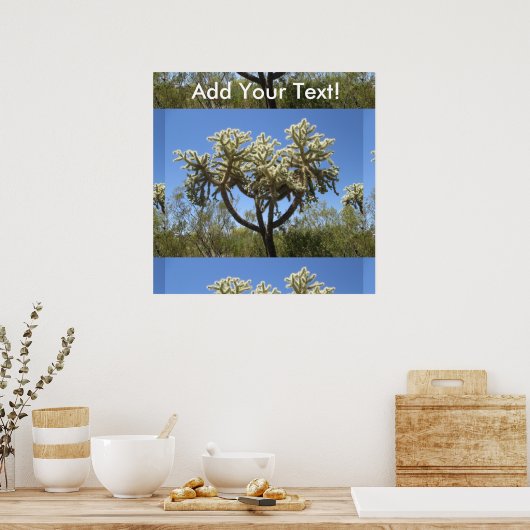 Cholla Cactus Poster (Keuken)