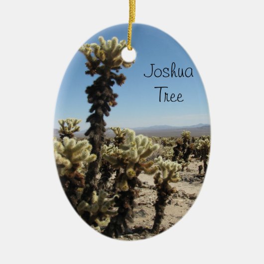 Cholla Garden - Joshua Tree Keramisch Ornament (Voorkant)