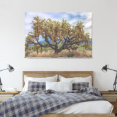 Cholla van geketende vruchten canvas afdruk (Insitu (Slaapkamer))