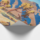 Chollas tegen de bergen door Maynard Dixon Cadeaupapier (Hoek)