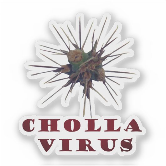 Chollavirus Sticker (Voorkant)
