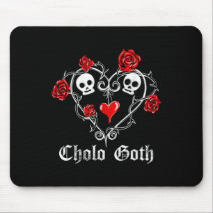 Cholo Gothic hart schedel Roos doornen Gotisch Tat Muismat