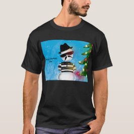 Cholo Sneeuwman Foo Kerstboom Licht Sneeuw T-shirt