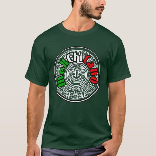 Cholo stijl Mex Chicano T-shirt (Voorkant)