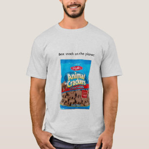 chololaatdierlijke krakers t-shirt