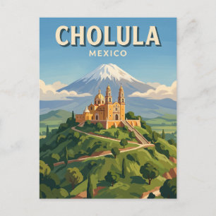 Cholula-heiligdom van Nuestra Señora de los Remedi Briefkaart