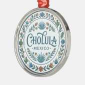 Cholula Mexico Metalen Ornament (Links)