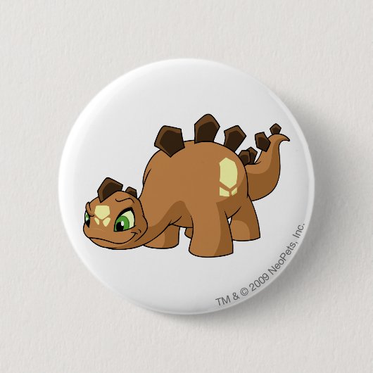 Chomby Brown Ronde Button 5,7 Cm (Voorkant)