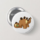 Chomby Brown Ronde Button 5,7 Cm (Voorkant /achterkant)