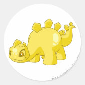 Chomby Gold Ronde Sticker (Voorkant)